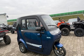 Motorower Elektryczny Trójkołowy FLIPPER 2 os AM RATY 0% Microcar