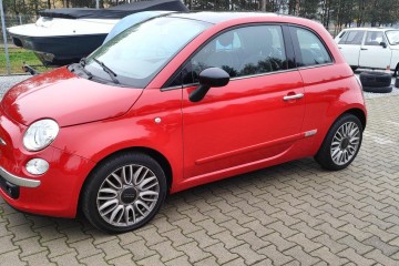 Fiat 500 1,2MPI 69KM 35tys km czujniki park, klimatronic, szklany dach